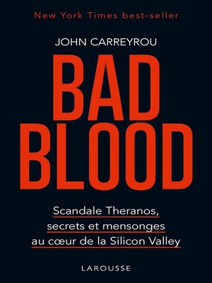 cover image of Bad blood